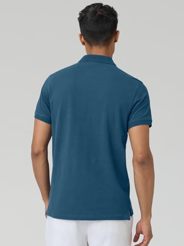 Image of XYXX Men's Nova 100% Combed Cotton Regular Fit Polo T-Shirt