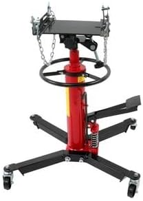 #US 1322-1660 LBS 2 Stage Hydraulic Transmission Jack w/360 Swivel Wheel Lift Hoist