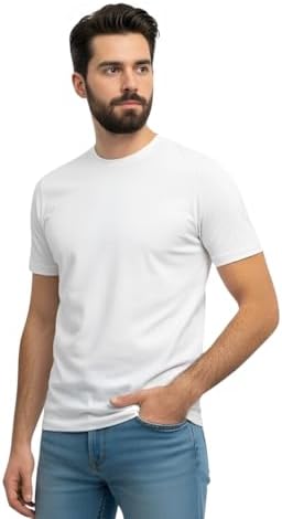 Camiseta Masculina Essencial 100% Algodão Fio 30.1 | Gola Reforça...