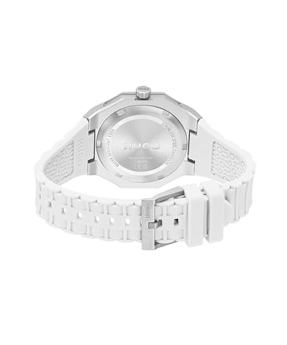 Image of HUGO Men's #Grail Sport Watch - 44mm Stainless Steel Case, Multifunction Movement, Bold Design, Quartz Accuracy, Sporty and Dynamic Style - Gift for Him