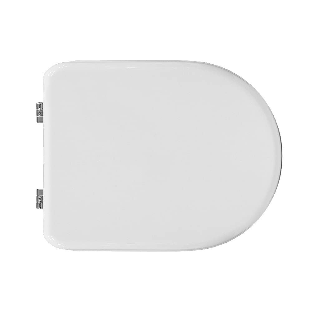 Inbagno Copriwc Sedile coprivaso Esedra Ideal Standard, Legno con Cerniere in Acciaio, Compatibile dedicato