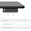 FLEXISPOT Essential Standing Desk Quick Install 48 x 24 Inches Whole-Piece Desk Board Electric Height Adjustable Desk with Memory Controller(Black Frame + 48 Black Top)