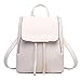 Pahajim Rucksack Damen Klein Elegant Lederrucksack Leicht und Tragbar Zum Ausgehen Geeignet Rucksäcke Modern PU Leder Rucksacktasche Geeignet für Frauen Zum Reisen und Einkaufen