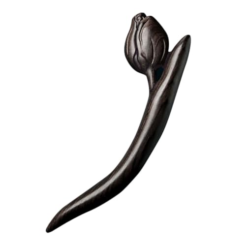 NULYLU 黒檀 ヘアピン 木製 ヘック 木製 ヘア 箸 中国 ヘック ビンテージ ヘア アクセサリー 木製 ヘック ヘア おだんご アクセサリー 女の子 ヘア おだんご スティック 女性 ヘ