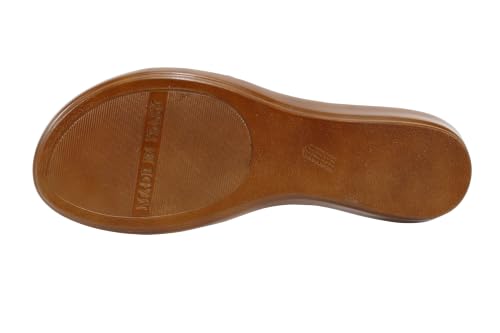 Image of ITALIAN Shoemakers Women's Sofy Wedge Sandal, Comfort Casual Open Toe - Made in Italy, 1.5 inch Heel