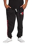 Converse Herren Star Chevron Graphic Jogger Sporthose, Schwarz Black 001, W41(Herstellergröße:XXL)