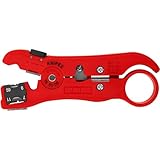 Knipex 16 60 06 SB Stripping Tool for coax cables and data cable 4,92' in blister packaging