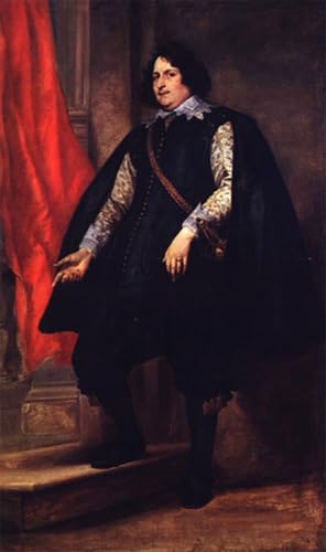 Peinture sur toile portrait gentilhomme Van Dyck tableau mural pour sublimer votre foyer