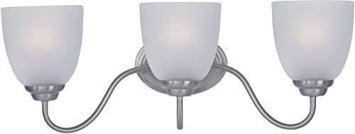 Maxim Lighting 10073 Stefan Bath Vanity Light Fixture, Satin Nickel Finish, 21.5 by 8-Inch