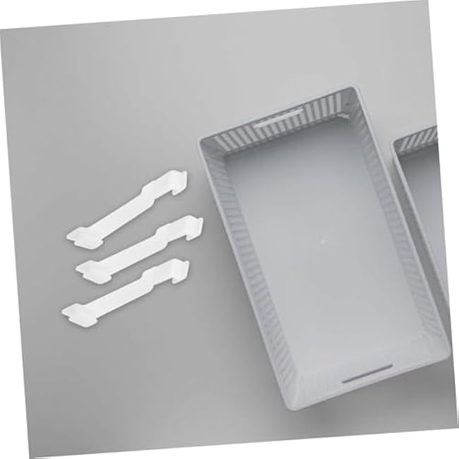 4pcs Stackable Bin Support Clips for Storage Containers Plastic Clips for Organizing Bins at User-Friendly Aid for Neat and Tidy Spaces