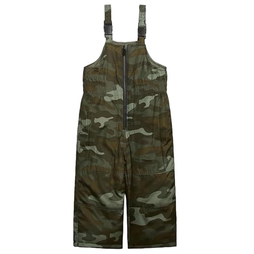 Carters Unisex Kids Insulated Snow Bib Snow-ver-all Ski Pants Camo 2T