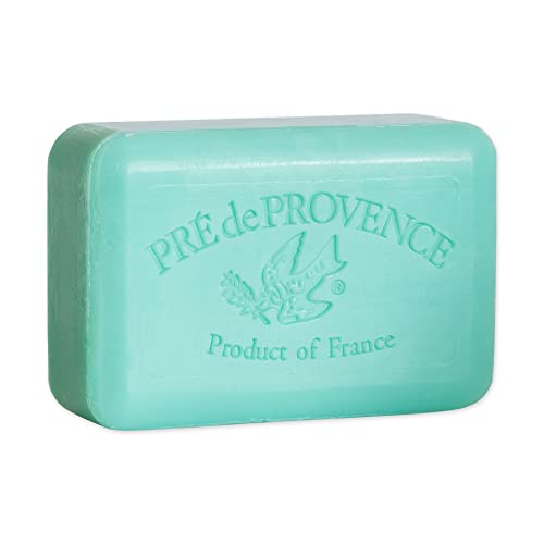 Pre de Provence Artisanal Soap Bar, Enriched with Organic Shea Butter, Natural French Skincare, Quad Milled for Rich Smooth Lather, 8.8 Ounce, Jade Vine