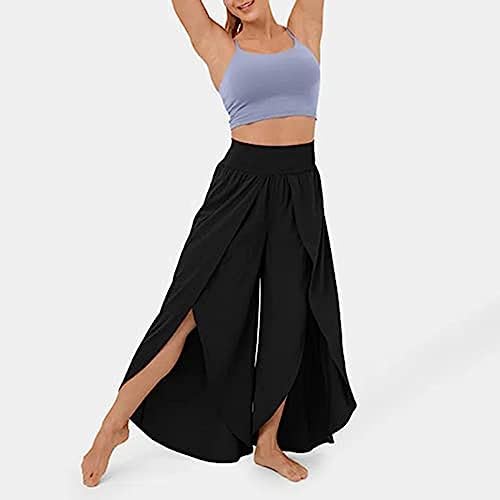 Neresum Wide Leg Pants for Women 2023 Summer Fashion High Waist Long Slit Flowy Flare Yoga Pant Plus Size Trousers 6 Neresum Wide Leg Pants for Women 2023 Summer Fashion High Waist Long Slit Flowy Flare Yoga Pant Plus Size Trousers