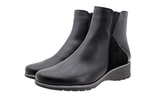 Chaussures confortables femme PieSan X-Ancho bottines larges noires 36 - 2