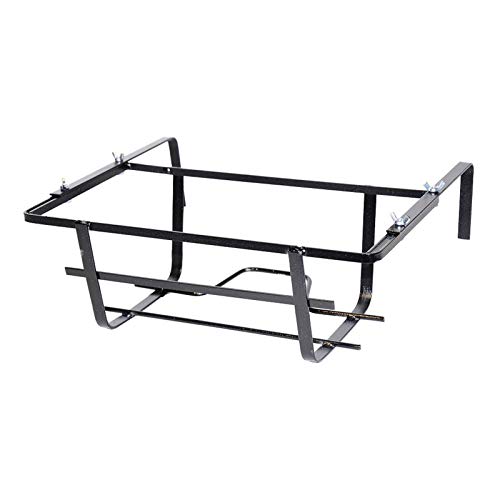 Milo srl Balconnière rectangulaire en Fer forgé pour Pot de Fleurs, jardinière 40 cm Cover