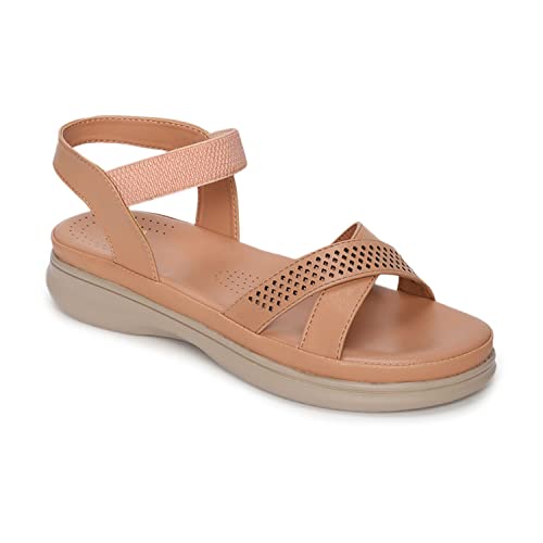 Image of Marc Loire Women's Comfortable Slip on Casual Open Toe Flats Sandals