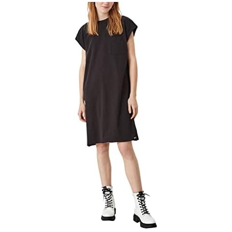 s.Oliver Women's Casual Soft Dress, Black Cover