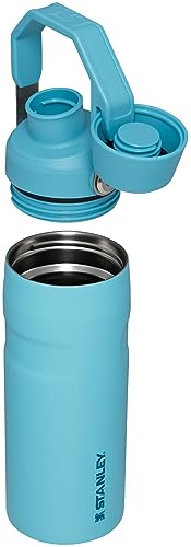 Image of Stanley IceFlow Fast Flow Water Bottle 16 oz | Angled Spout Lid | Lightweight and Leakproof for Travel and Sports | Insulated Stainless Steel | BPA-Free | Pool
