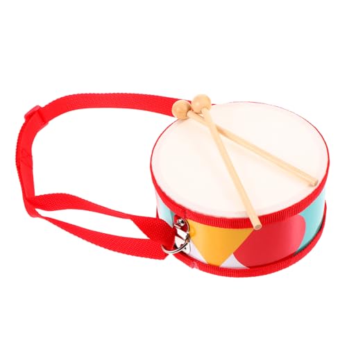 Hoement 1セット双面小鼓 子供用ドラム 幼児教育用パーカッション楽器 ド