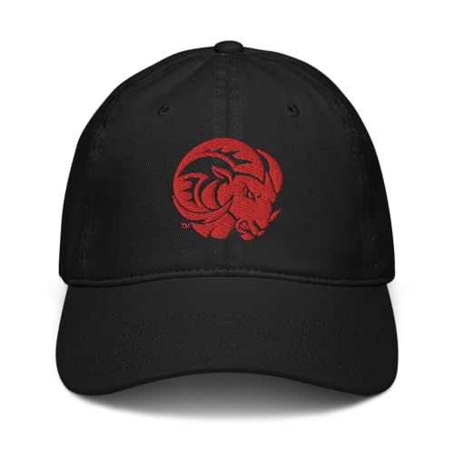Gorra Winston Salem State Rams negra ajustable miniatura 2