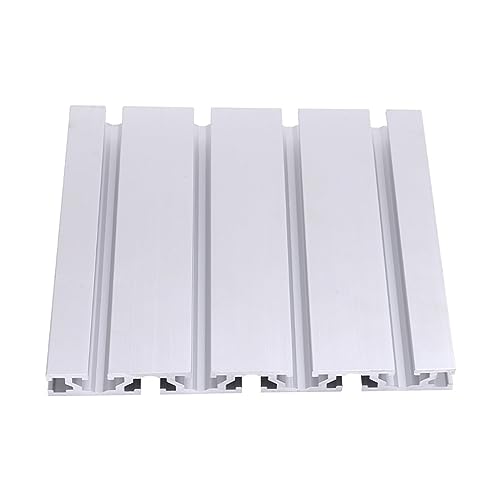 Extrusión de aluminio 15180 de 330mm y perfil plateado para CNC