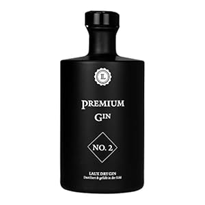 LAUX Premium Gin 45% Vol, Dry Gin mit angenehmer Zimt-Orangennote, 500ml