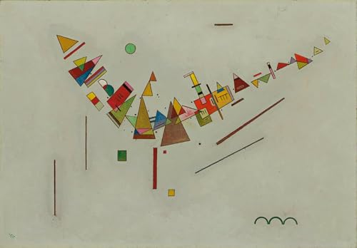 Tableau Kandinsky Swing angulaire 60x90cm poster mural vintage