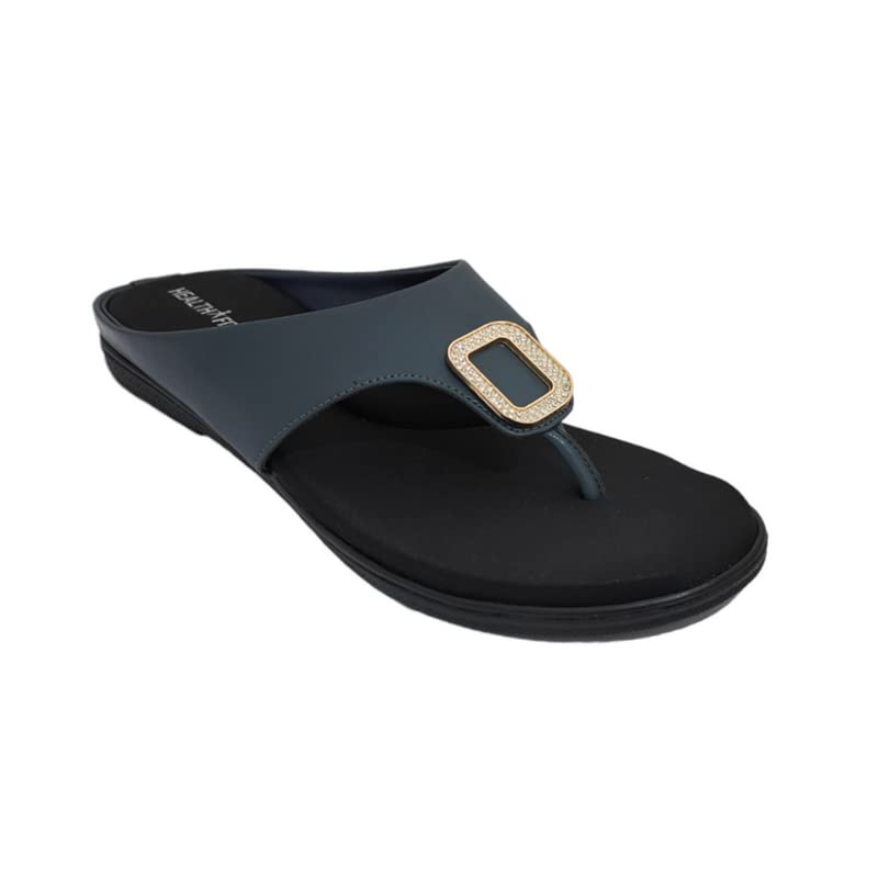 Image of HEALTH FIT Extra Soft Ortho Care Diabetic & Orthopedic Slippers /Doctor Chappal & stylish for Girl's /Women Footwear
