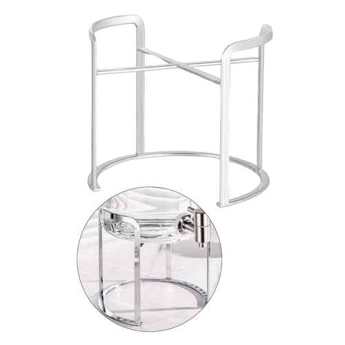 Support distributeur de boissons base ronde avec compartiment rangement - 6