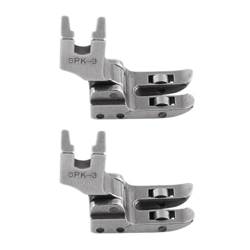 2 Pcs Roller Presser Foot para Máquina de Coser Industrial