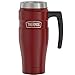 THERMOS Stainless King Vacuum-Insulated Travel Mug, 16 Ounce, Rustic Red