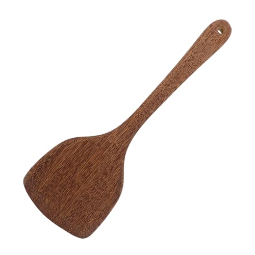 BCOATH Egg Scraper Cooking Tool Chicken Wing Wood Spatula Ergonomic Handle for Kitchen