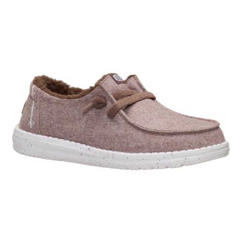 Image of HEYDUDE Wendy Wool Cozy Walnut Women Size 8
