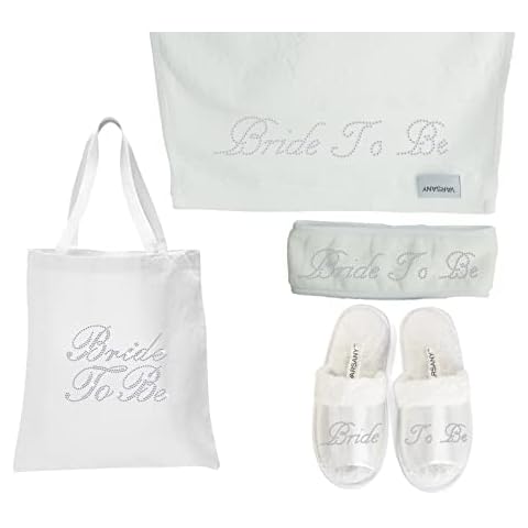 4er-Set von Varsany mit glitzernder Braut-Tasche Cover