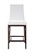 Chintaly Modern Counter Stool w/Solid Wood Base