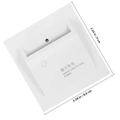 Panel de tarjeta llave para hotel sensor PC blanco Healeved control de electricidad 2