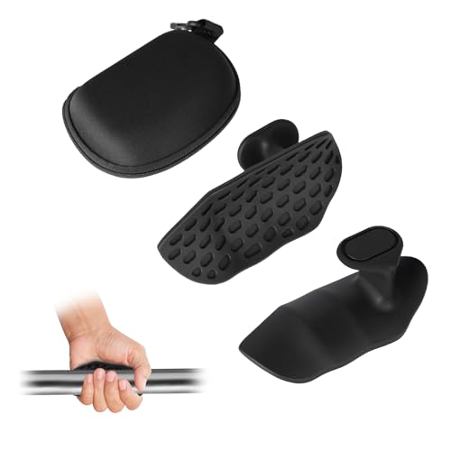 Lixstyea 1 Paar Anti Rutsch Gym Grips - Gummi Fitness Tragbare Handschuhe, Griffpolster, Gym Handschuhe, Trainingshandschuhe, Griffpads Krafttraining, Griffpads für Zughilfen Krafttraining