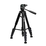 Fotopro [Amazon限定ブランド] KING 三脚 170cm 5段 3WAY 雲台 収納袋 水準器付 ビデオカメラ カメラ デジカメ 一眼レフ 対応 アルミ製 KT-170V ブラック Swallow