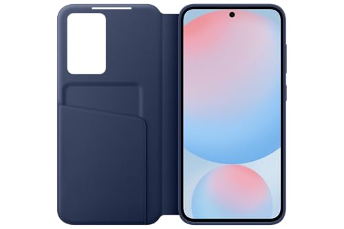 Samsung Smart View Wallet Case EF-ZS721 für Galaxy S24 FE, Smartphone-Cover, Handy-Hülle, Kartenfach, Sichtfenster, Blue – Ansicht 3