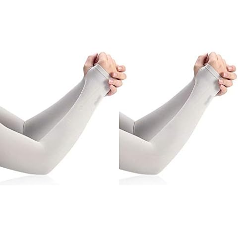 WY-Ärmel Armstulpen UV-Sonnenschutz Armstulpen für Männer und Frauen zum Abdecken der Arme zum Schutz Ihrer Haut vor Sonneneinstrahlung -2 Paar Cover