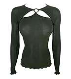  Oscalito - Pull Laine & Soie décolleté Anneau Bosco Gris 2