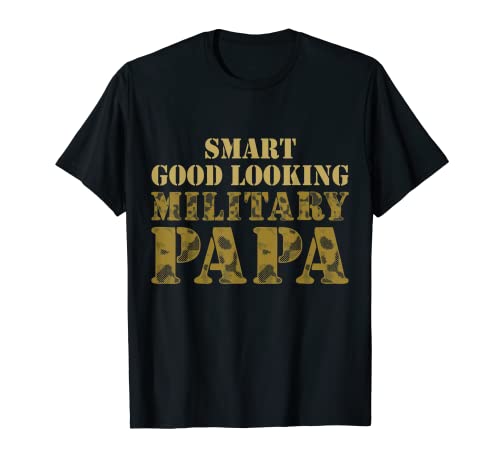 Militaire Papa Freedom Memorial Day T-Shirt
