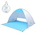 Produktbild Pop Up Strandmuschel, LOTUSWILD Automatisches StrandZelt Extra Leicht UV-Schutz Portable Beach Zelt für Camping/Outdoor/ BBQ/Garten/Park/Angeln/Strand/Familienaktivitäten im Freien (für 2-4 Personen )