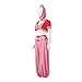 Xichahao Women I Dream of Jeannie Costume Adult Pink Halloween Outfit Fullset (pink, M)