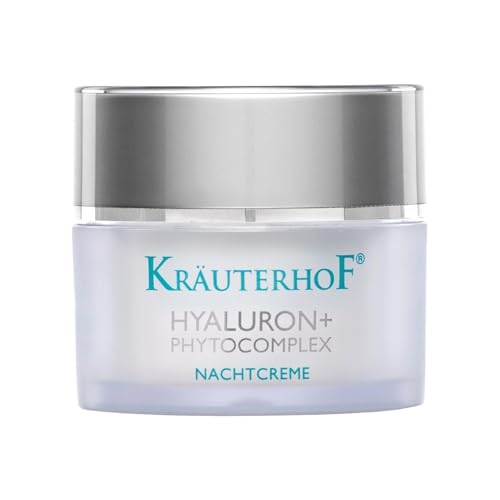 Nachtcreme Kräuterhof 50ml Gesichtspflege Frauen Männer Hyaluronsäure Made in Germany Testurteil Gut empfindliche & trockene Haut