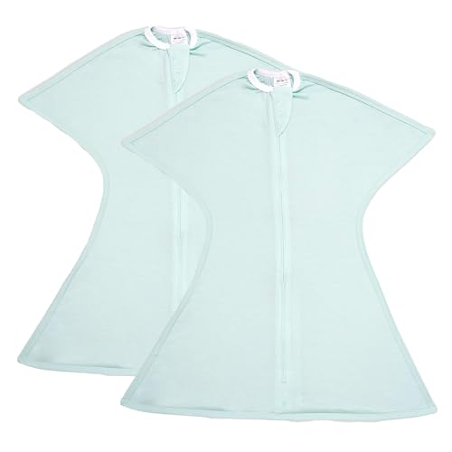 SleepingBaby Zipadee-Zip Transition Swaddle - Baby Swaddling Blanket with Zipper Convenience