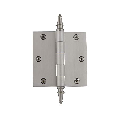 Image of Nostalgic Warehouse Steeple Tip Residential Door Hinge with Square Corners