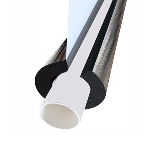 Antigel D'extérieur Tube D'isolation, Manchon De Protection pour Tuyau d'eau, Tubes en Mousse D'isolation De Tuyau pour Aux Unités De Climatisation(16mmX10mmX0.9m)