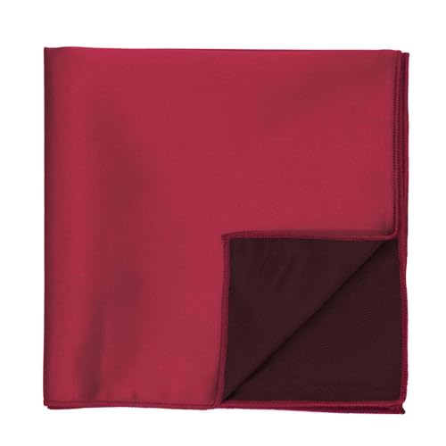 Image of tiemart Solid Color Pocket Squares for Men | For Suits, Perfect for Wedding Parties, 12 x 12 inch / 30 x 30 cm