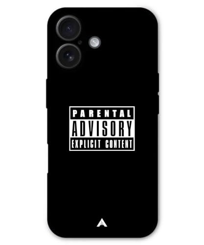 Image of Premium Explicit Case for iPhone 16e Soft-Touch Metal TPU Back Cover, Shockproof, Designer, Aesthetic Mobile Phone Case (Glossy Finish)